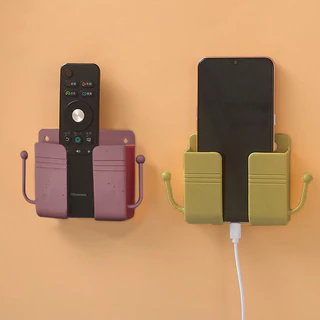 Suporte De Carregamento De Telefone De Parede Não Perfurado Para Banheiro E kit chen Minimalista , rack De Armazenamento em Oferta na Shopee