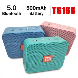 T&G TG166 Caixa de Som Bluetooth Portátil Mini Coluna de Graves Boombox Alto-falante Exterior em Oferta na Shopee