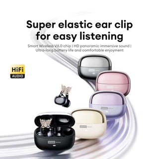Fones de Ouvido Lenovo LE302, Bluetooth 5.4, IPX5 à Prova d’Água, Som de Baixa Latência, Graves Profundos, Esportivos