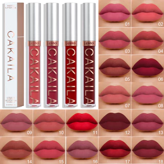 Brilho Labial Fosco 1 Peça , Batom De Veludo À Prova D'água De Longa Duração , Sem Transferência , Malva Vermelha Profun em Oferta na Shopee