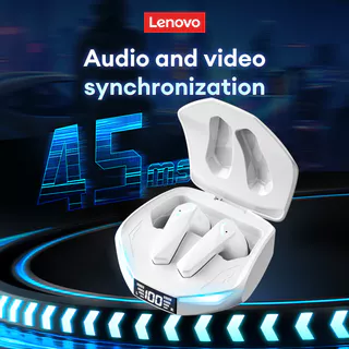 Fones de Ouvido Lenovo Thinkplus XT53 TWS Bluetooth 5.4 à Prova d'Água, com Visor LED, HiFi Stereo, Baixa Latência e