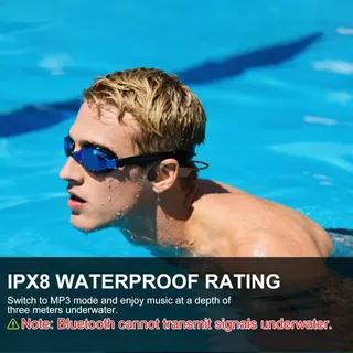 Fones de Ouvido SPRISE, Condução Óssea, Bluetooth Sem Fio, Fones TWS, Fones de Ouvido Abertos, IPX8 à Prova D'água,