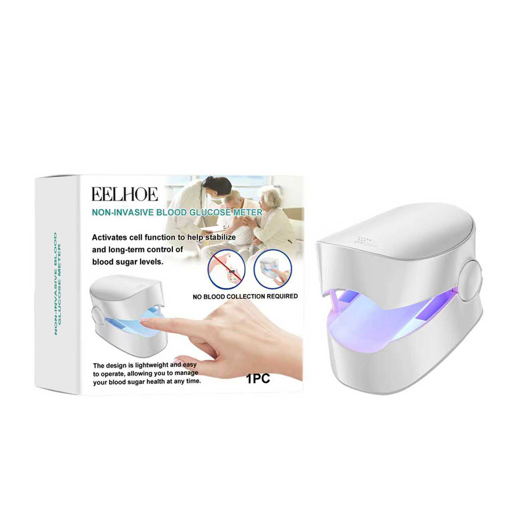  Medidor de glicose no sangue não invasivo, medidor de glicose fácil de usar, medidor de glicose no sangue portátil e