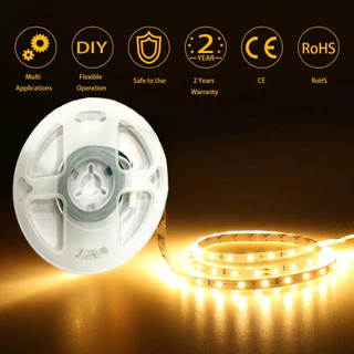 Fita LED Alimentada Por Bateria-De Iluminação Flexível SMD2835 Em 50 Cm A 5 M Com Opções Brancas E Quentes em Oferta na Shopee