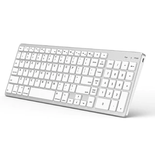 Teclado Bluetooth compatível com macOS Teclado wireless compatível com MacBook Pro/Air, iMac, Mac mini, PC MAC