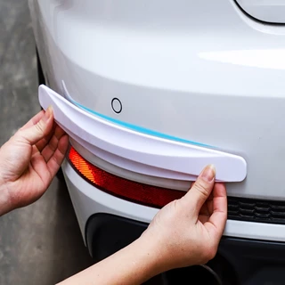 Adesivo Anticolisão De Fibra De Carbono Para-Choque Do Corpo Carro/Listra Anti-Colisão/Acessório Modificação De Carros Traseiros