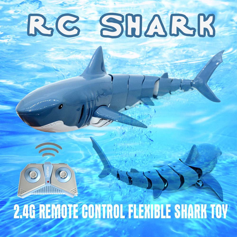 Adventure Force RC Tiger Shark - Tubarão de controle controlado por