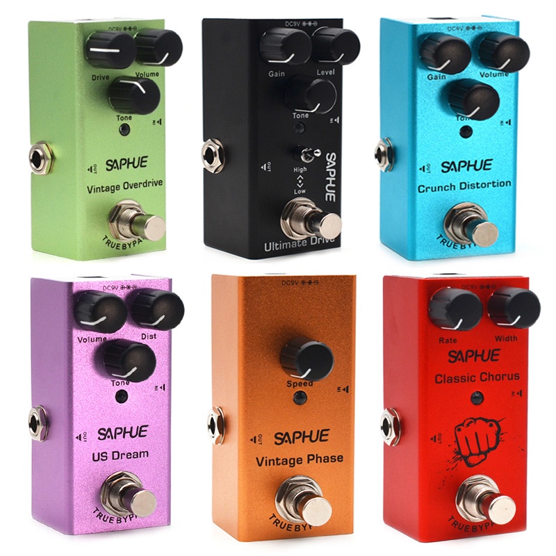 PEDAIS DE EFEITO GUITARRA VINTAGE OVERDRIVE US DREAM ULTIMATE DRIVE OCD SAPHUE JOYO