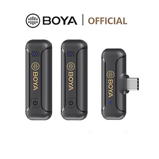 BOYA BY-WM3T2-D/U Microfone Sem Fio Com Cancelação De Ruído/De Lapela Para Laptop/Smartphones/Tablet Charged