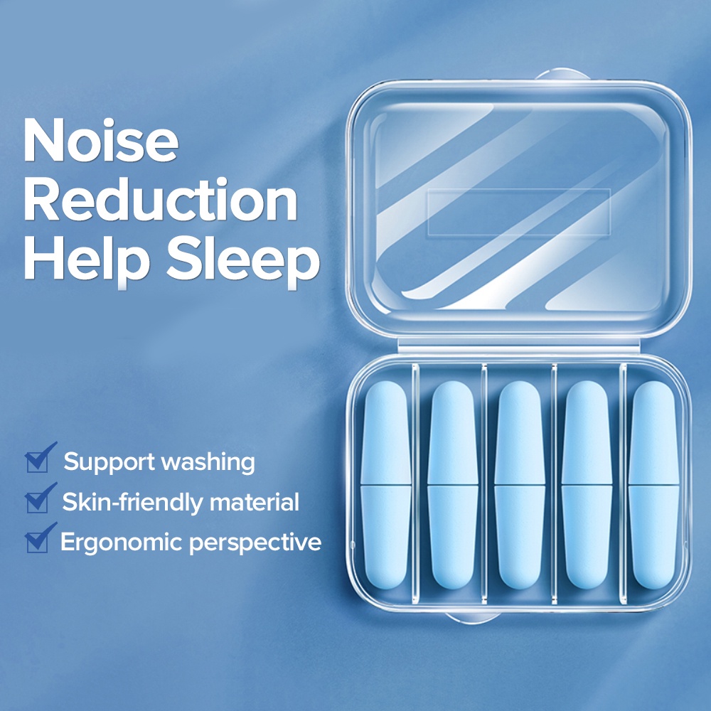 Sound proof sleep earplugs Noise proof filter helps sleep professionals