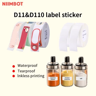 NIIMBOT D110/D11/D101 Papel De Rótulo Adesivo À Prova D'água
