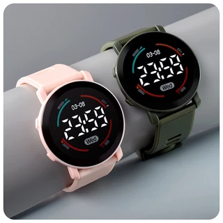 Novo Moda À Prova D'água Relógio Eletrônico LED Simples Lazer Esportes Estudantes Exame