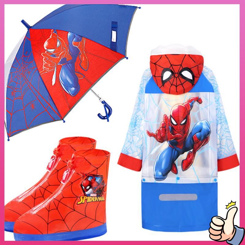 capa de chuva infantil menina Crianças do Homem-Aranha capas de chuva ...