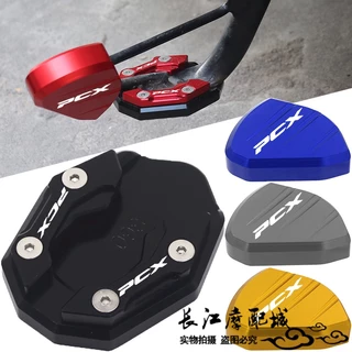 Adequado para Honda PCX160 150 125 Suporte Lateral Modificado Suporte Lateral de Pés de Assento Extra Grande Alargado Antiderrapante Bloco Auxiliar de Chute Lateral