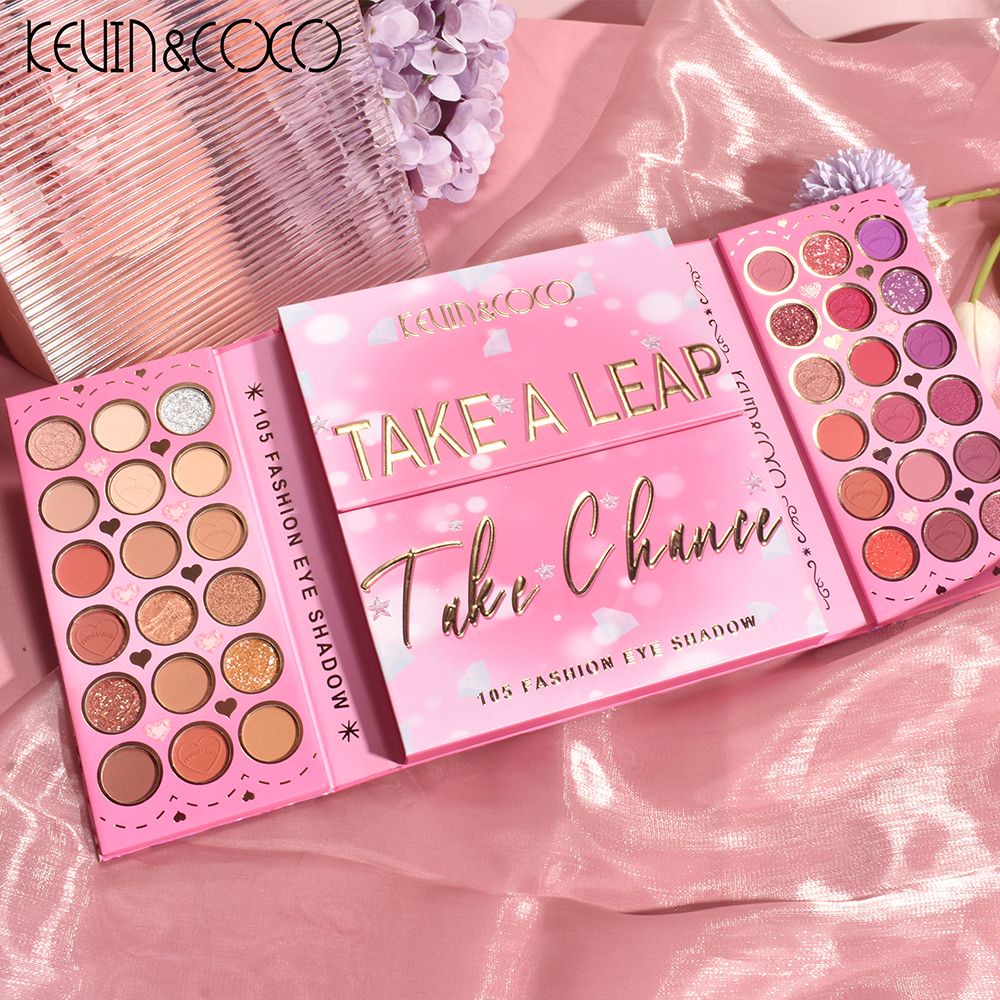 Estoque Pronto Paleta de Maquiagem de Venda a Quente 105 Color Eyeshadow Paleta de Maquiagem Recomendada Blush Destaque Variedade