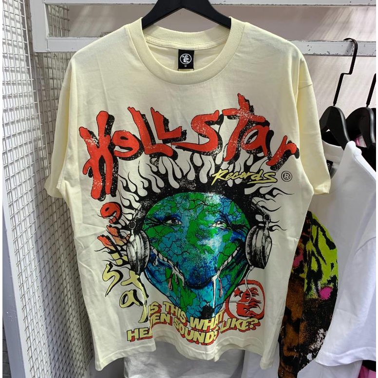 ♥ Hellstar Studios Céu Na Terra Camiseta De Manga Curta