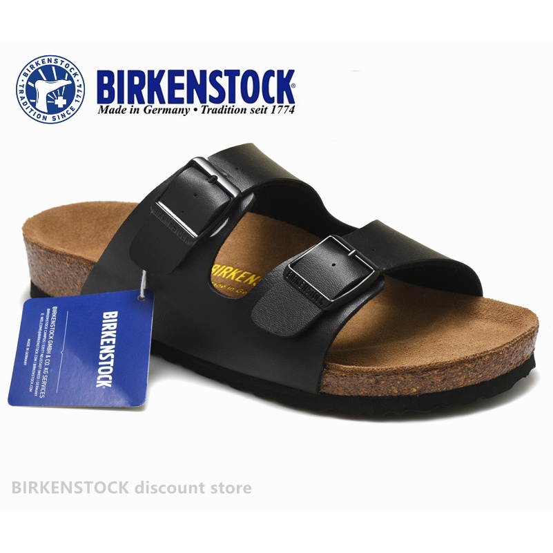 Birkenstock Arizona Clássico Masculino/Feminino Cortiça Preto Matte Slippers Beach Sapatos Casuais 34-45