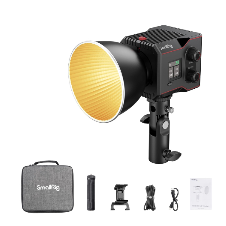 Luz De Vídeo Led Cob Smallrig 60W RC 60B # 4376B & Ra-D30 Mini