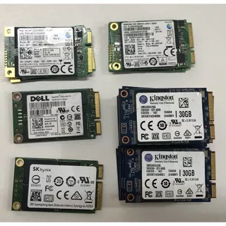 Msata Kingston Samsung Micron Sk Hynix 30GB 32GB 128GB 256GB Ssd Sata Passar O Teste De Alfabetização .