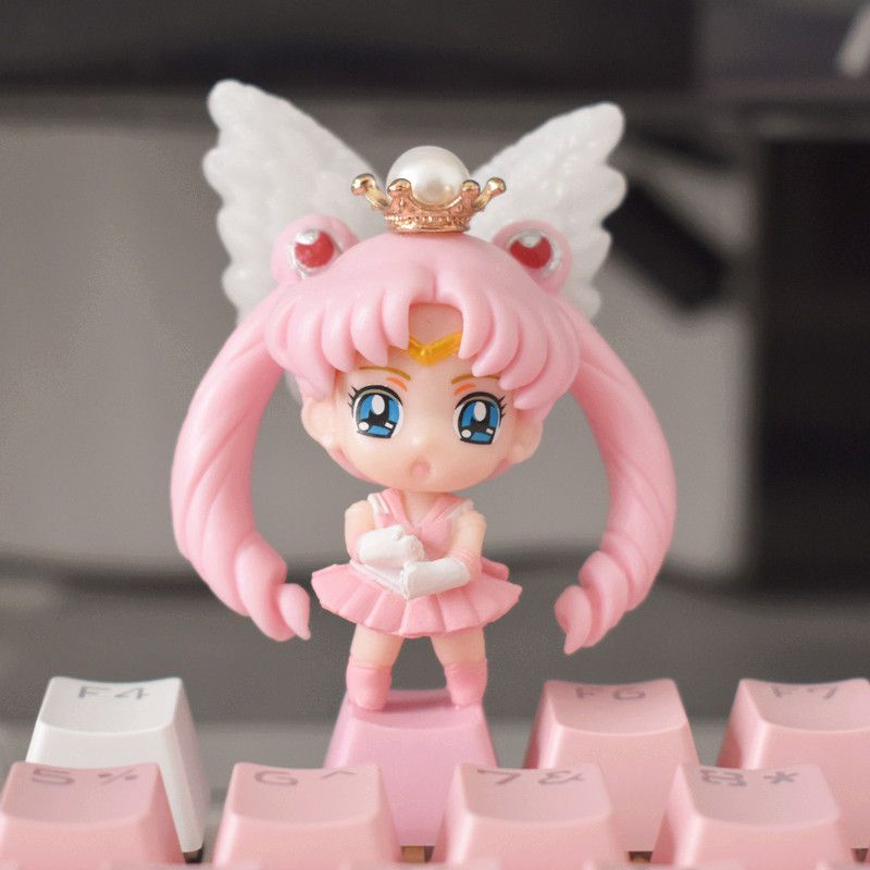 Rosa bonito menina único teclado mecânico Keycap personalizado ...