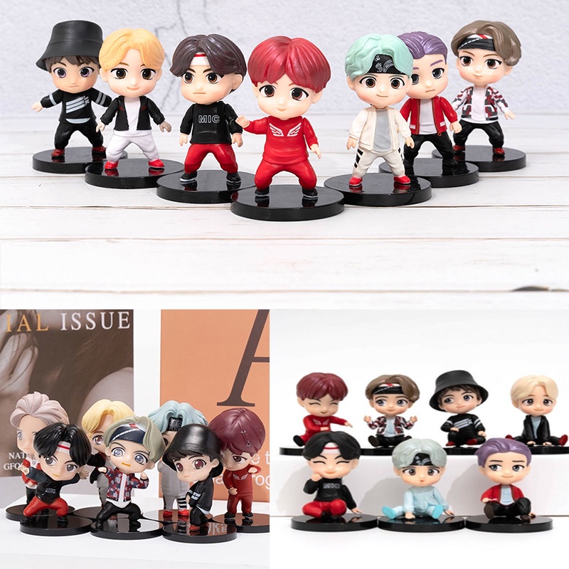 BTS フィギュア 7体セット Kit 7 Peças Action Figure BTS | Amazon.com.br