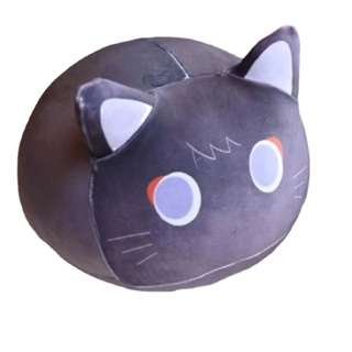 25cm Jogo Genshin Gato Preto Fofo, Impacto Wanderer Pet Brinquedos de  pelúcia Scaramouche Gato Cosplay Boneca Soft Stuffed Pillow Gift For Kids