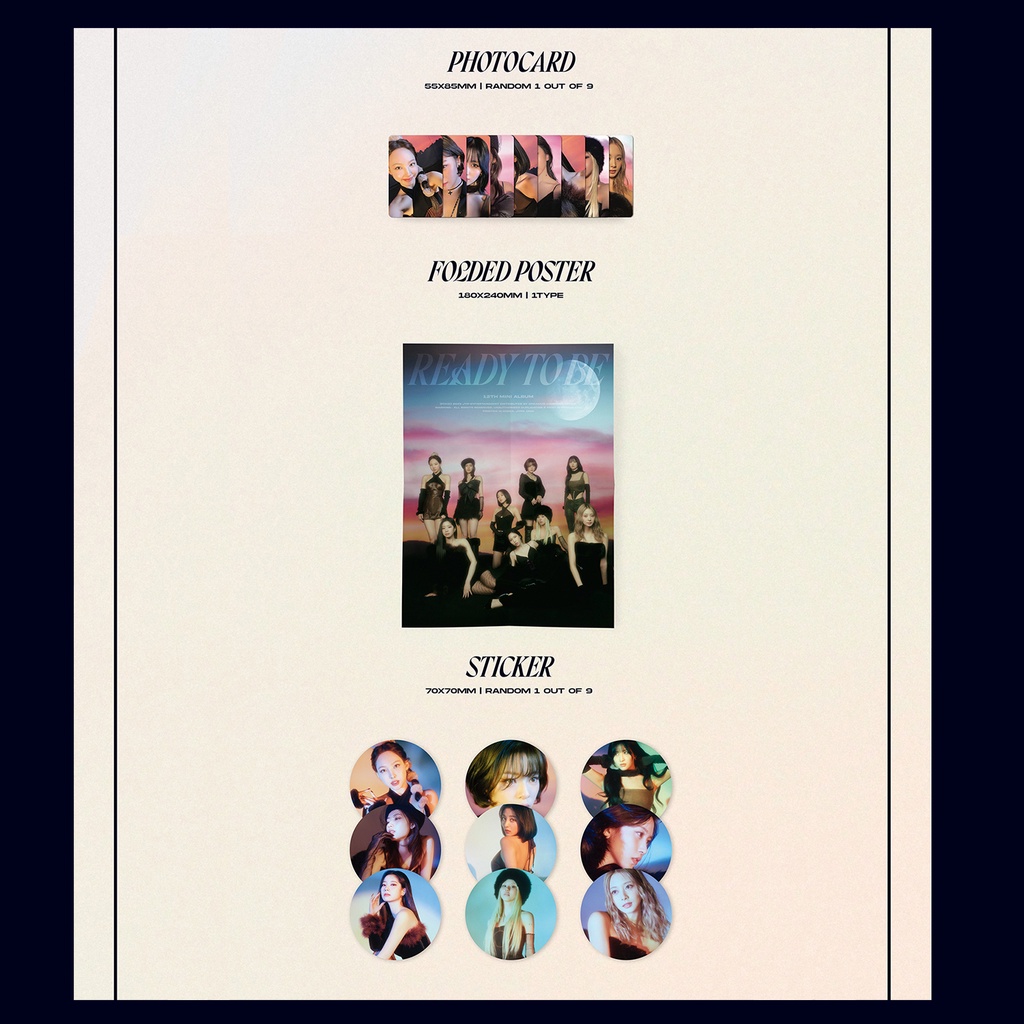 TWICE - 12th Mini Album [READY TO BE] (Digipack Ver.) | Shopee Brasil
