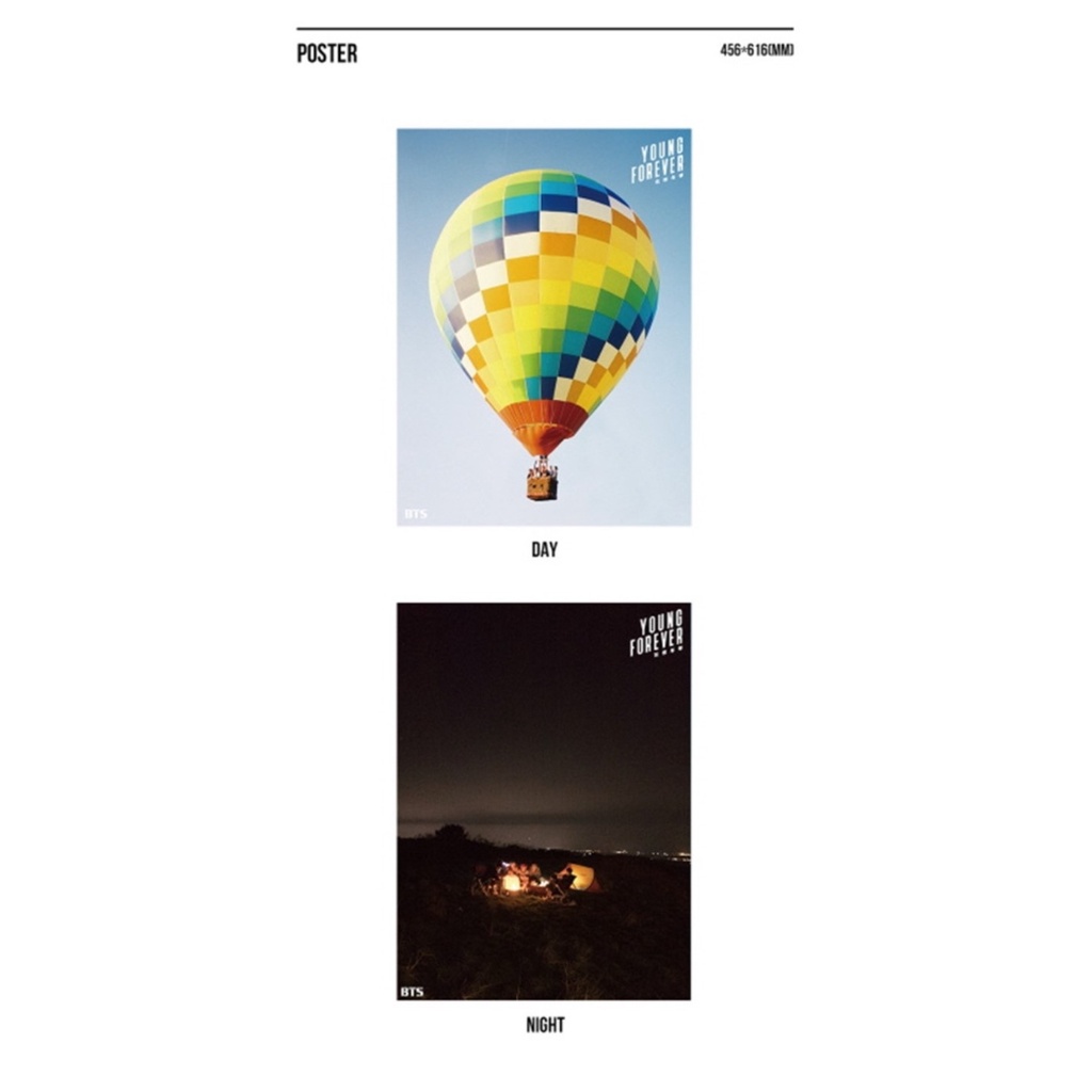 BTS - Young Forever Day Ver / Night Ver | Shopee Brasil