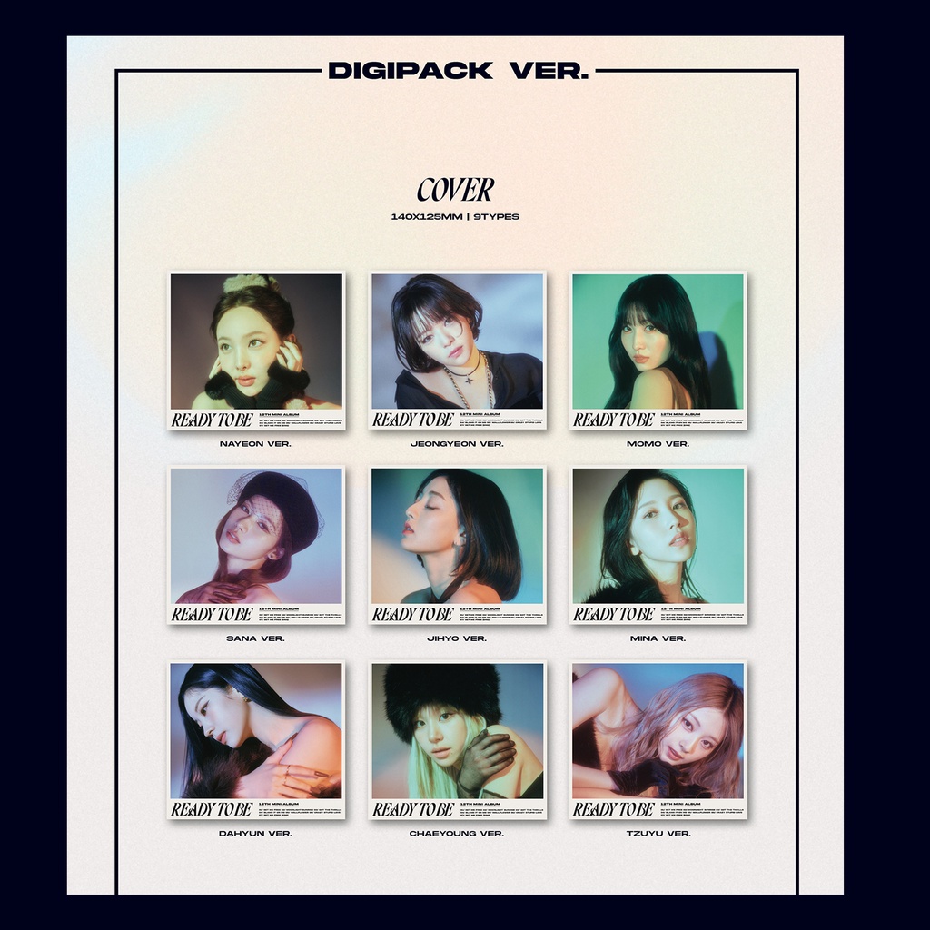 TWICE - 12th Mini Album [READY TO BE] (Digipack Ver.) | Shopee Brasil