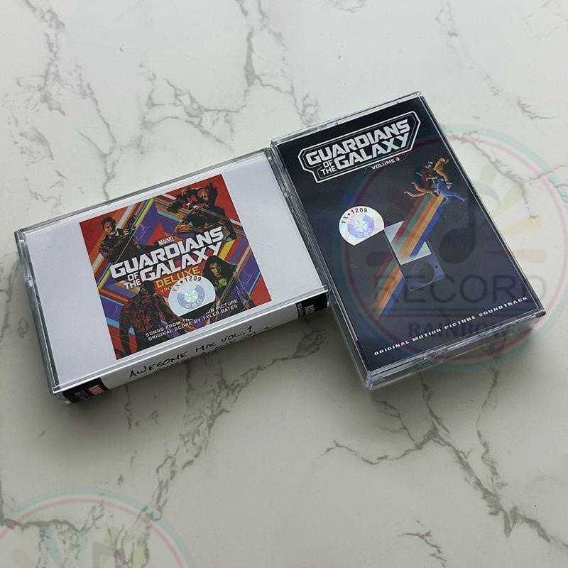 Original Guardiões Da Galaxy Cassette Tape + Lyric Book Collector's Edition Conjunto De Duas Fitas