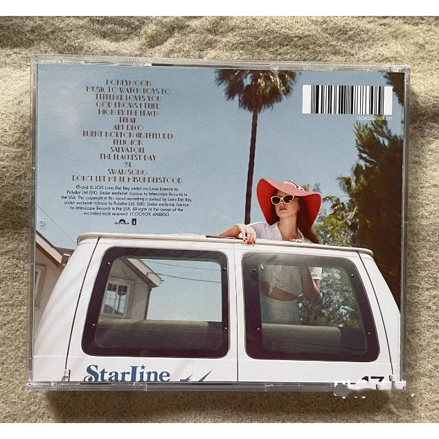 Lana Del Rey Honeymoon Marca Novo CD Álbum -Lacrado | Shopee Brasil
