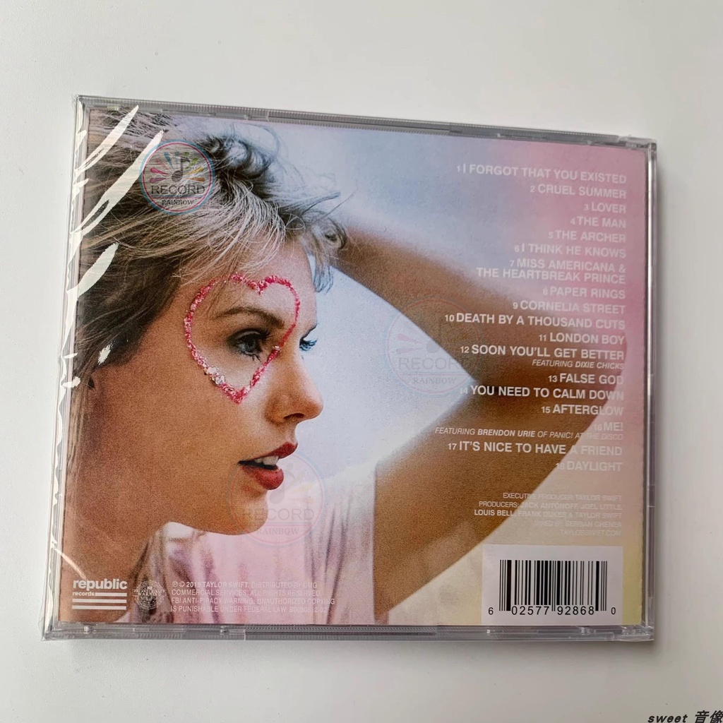 TAYLOR SWIFT ‎– Lover TS7 CD Album [Lacrado] | Shopee Brasil