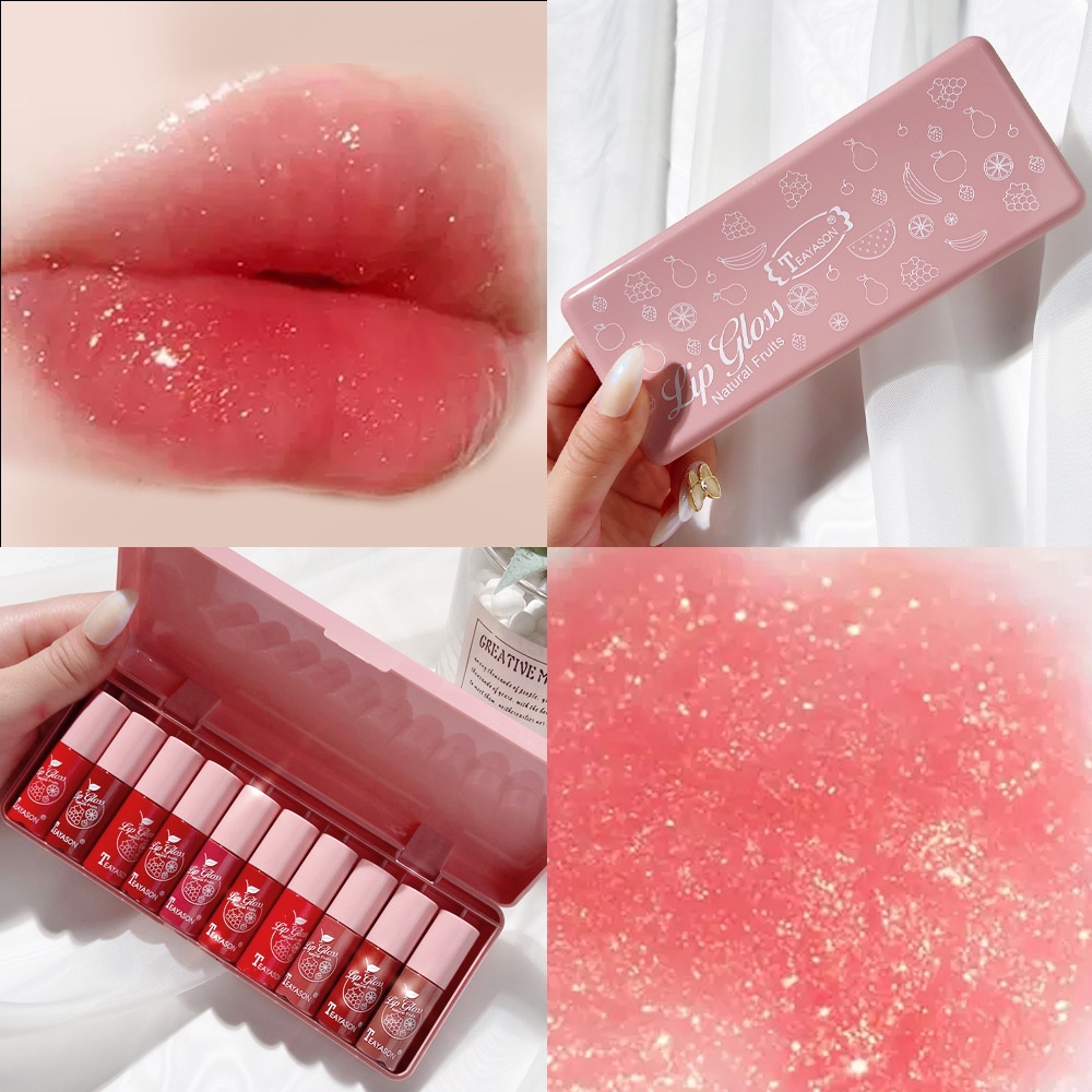 Maia Roxie Rechargeable Crystal Gems Lipstick-Neon Pink