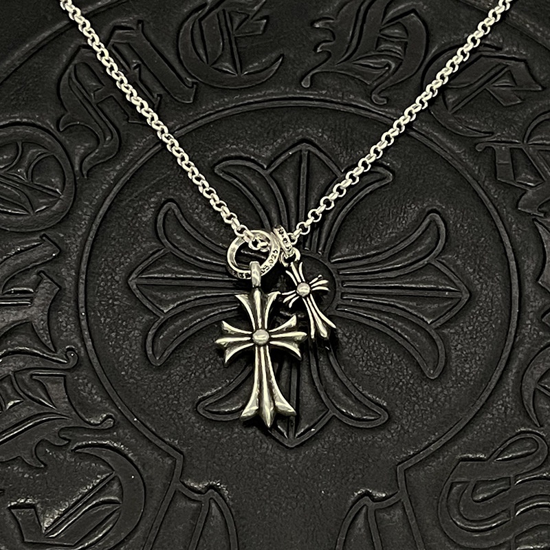 CHROME HEARTS Colar de Prata Cromado /925 Colar de Prata | Shopee Brasil