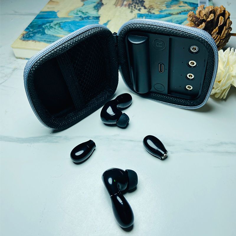 Fone de ouvido sem fio Fone de ouvido Bluetooth sem fio Fone de ouvido Bluetooth intra-auricular esportivo Binaural Universal