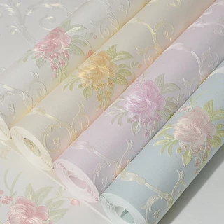 Bedroom wallpaper/self adhesive country style wall decor/mildew-proof and moisture living room sticker