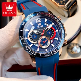 OLEVS Relogio Masculino Original Multifuncional Luminoso À Prova D