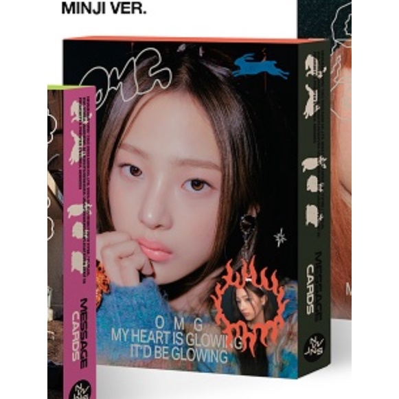 NEWJEANS - OMG MESSAGE CARD ALBUM | Shopee Brasil