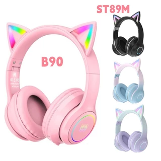 ONIKUMA B90 Fone De Ouvido Hifi Bluetooth Fones Sem Fio Bonito Gaming Headset Com Microfone Cancelamento De Ruído Para IOS Android Phone
