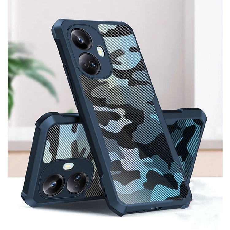 Caixa De Telefone De Camuflagem Realme C55 C35 C33 C31 C30 C30S C25S C25S C12 C21Y C25Y C21Y C15 C11 C2 C3 Proteção Da Câmera Furo Pequeno Fino Capa Macia À Prova De Choque