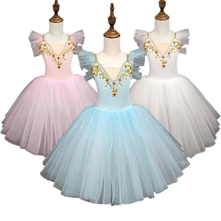 Traje De Dança Infantil Fato Princesa Pettiskirt Vestido De Ballet Chinês