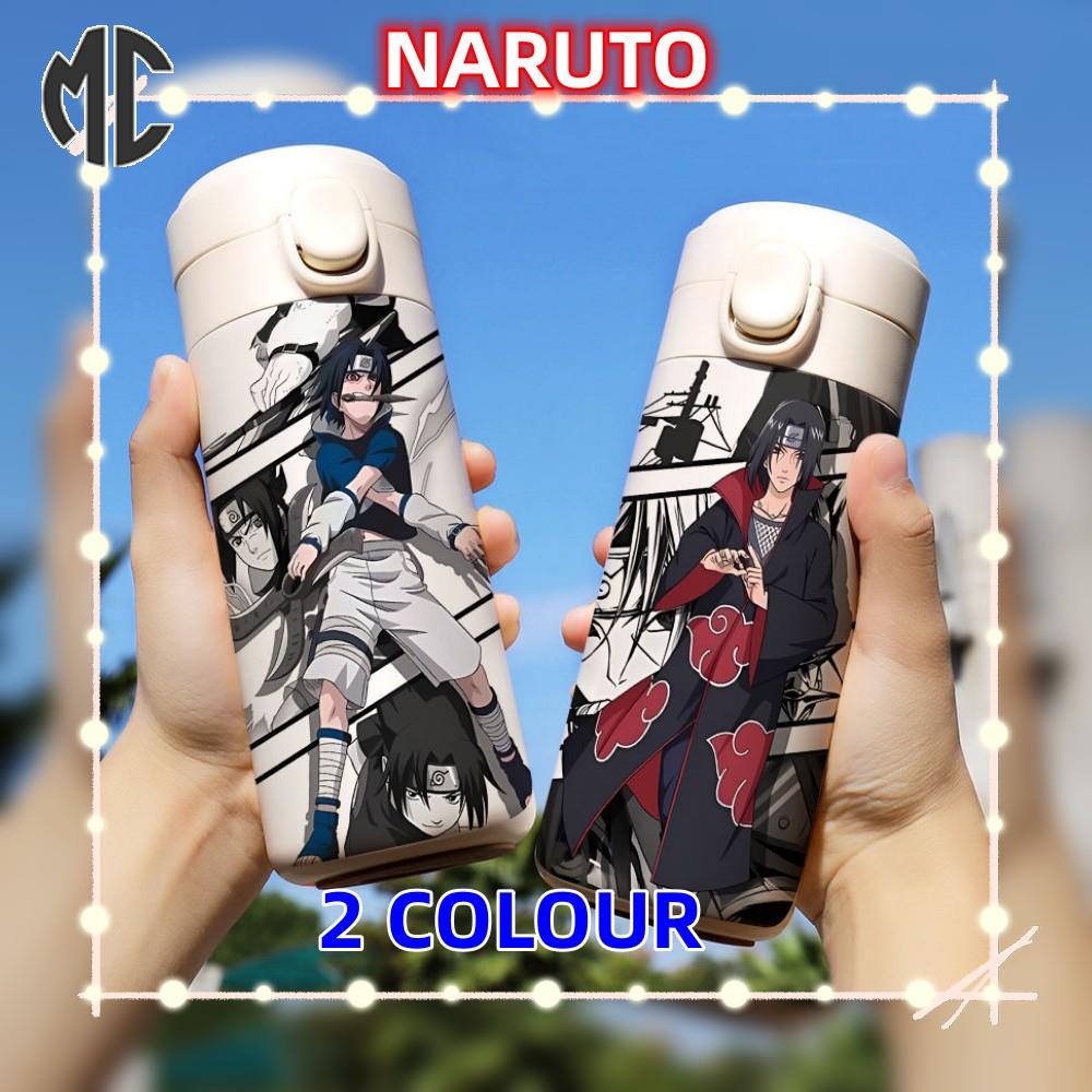 ((((MC) Copo termostático NARUTO (2 opções disponíveis) Copo termostático  Uchiha Obito NARUTO Uchiha Obito com solo de grande capacidade Copo